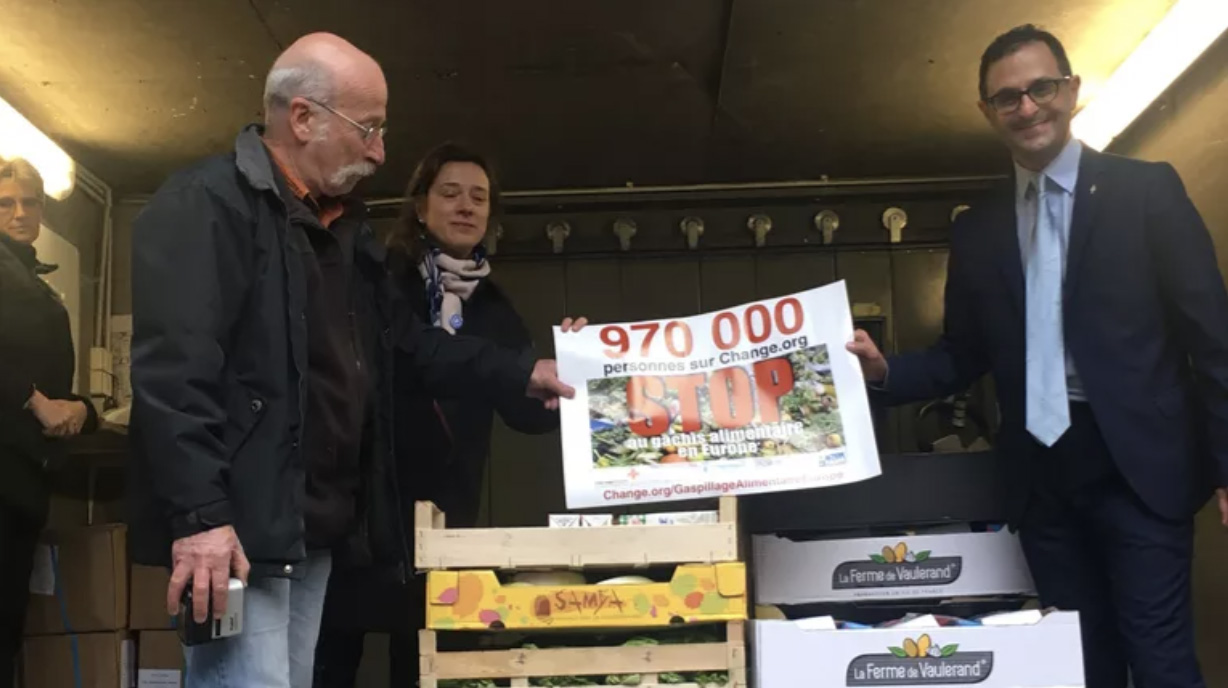 À Courbevoie, l'ONU soutient la récente loi contre le gaspillage alimentaire